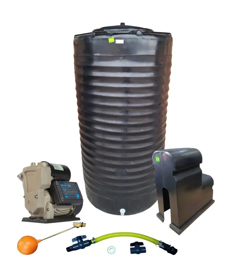 Water tank Combo Executive: 1200l Slim tank & VSP 1.5KW Booster Pump System (with VSD)