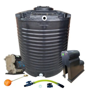 Water tank Combo Executive: 2200l Water tank & VSP 1.5KW Booster Pump System (with VSD)