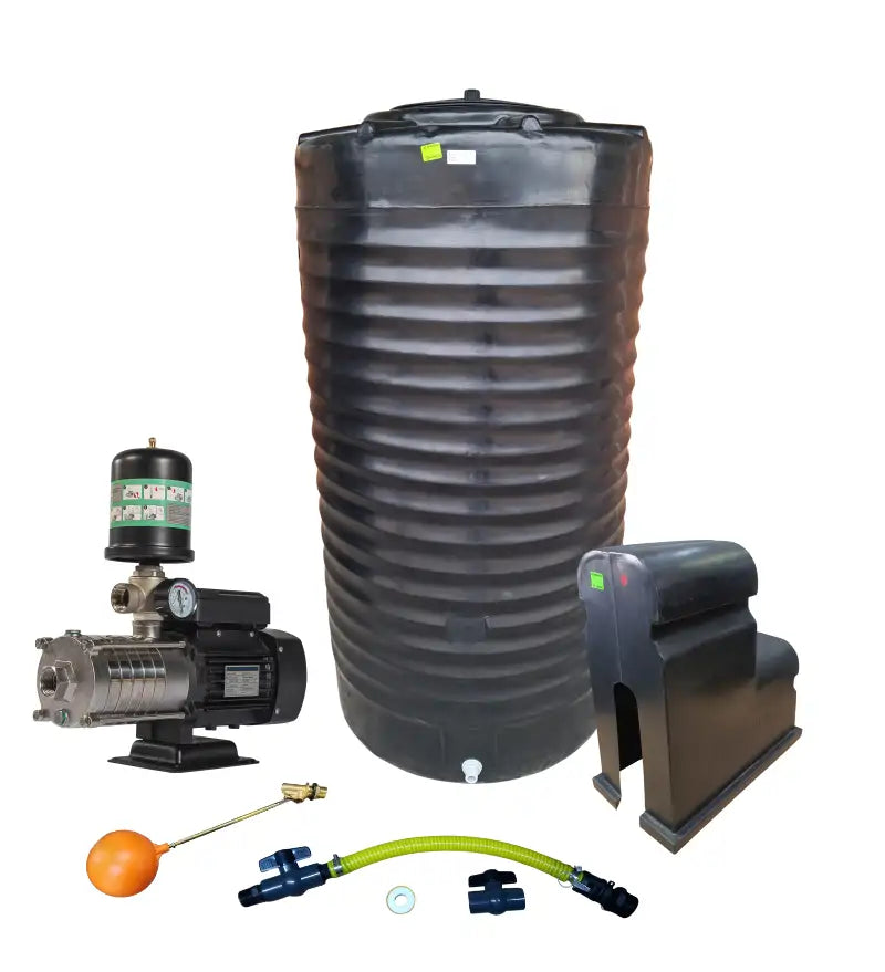 Water tank Combo Executive: 1200l Water tank & 1.5kw Intelli VSD Booster pump