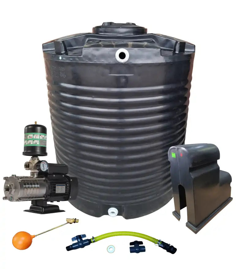 Water tank Combo Executive: 2200l Water tank & 0.75kw Intelli VSD Booster pump