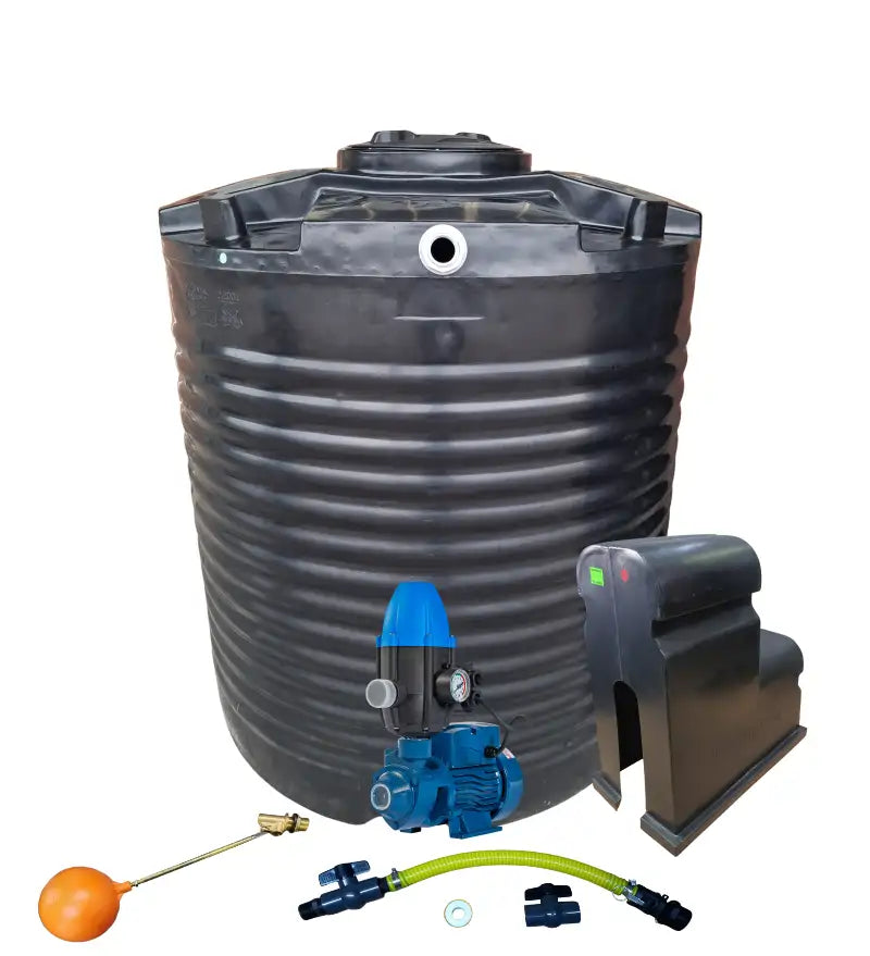 Water tank Combo Executive: 2200l tank & 0.75kw Peripheral Water Pump