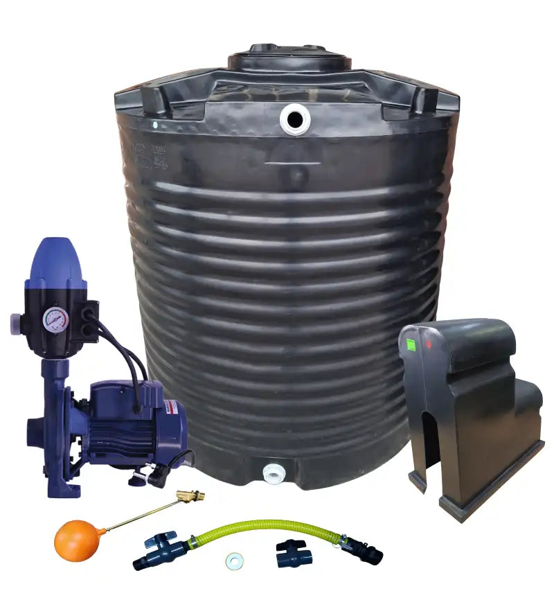 Water tank Combo Executive: 2200l Water tank & 1.1kw Monoblock Water Pump kit