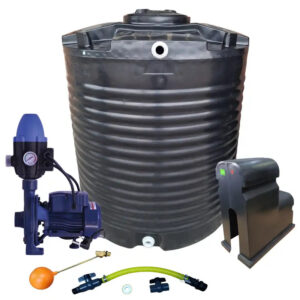Water tank Combo Executive: 2200l slim tank & 0.55kw Monoblock Water Pump kit