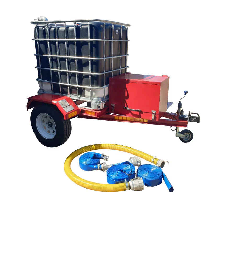 Honey sucker with steel box 1000lt Flowbin™, single axle unbraked trailer unit for sale in South Africa - SME Warehousing Solutions