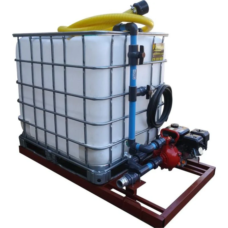 1000l Fire Fighter 9.5bar-1-outlet Flowbin™ bakkie sakkie unit for sale in South Africa - SME Warehousing Solutions
