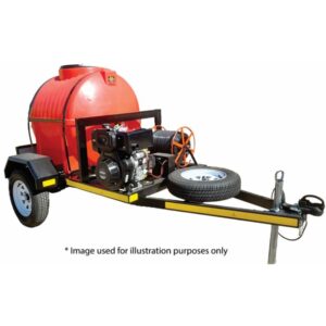 650L Jetting Machine Trailer Horizontal unbraked