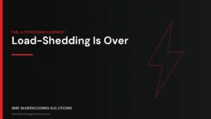 Branded graphic on end of load-shedding and continued diesel bowser demand in South Africa 2026