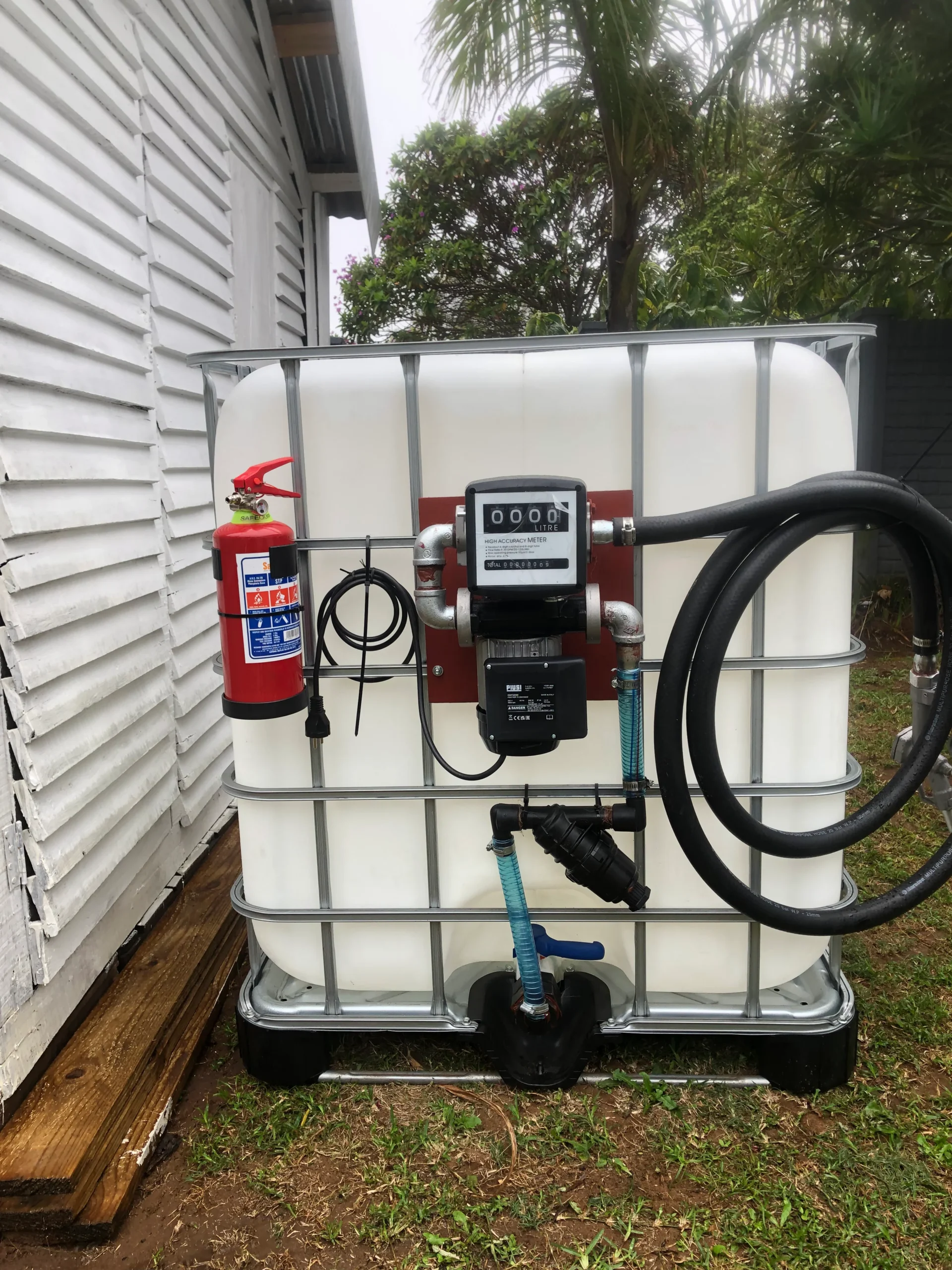 Piusi 1000L 220V 56l/min Diesel bowser (Italian) for sale in South Africa - SME Warehousing Solutions