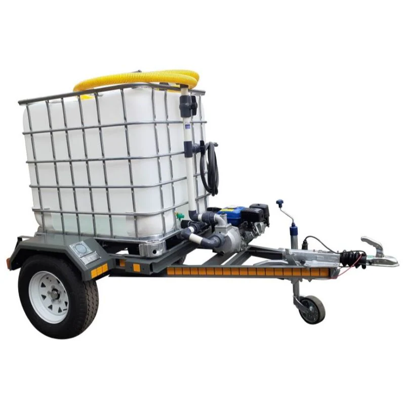 1000l Water bowser trailer 2.8bar-1-outlet Flowbin™ unbraked for sale in South Africa - SME Warehousing Solutions
