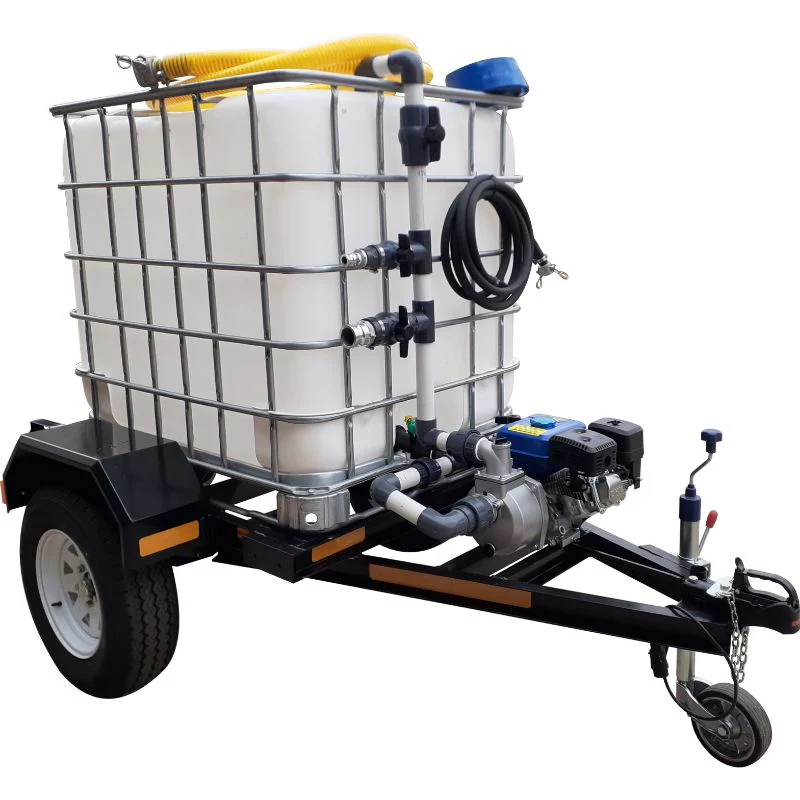 1000l Water Bowser trailer 2.8bar-exec Flowbin™ unbraked for sale in South Africa - SME Warehousing Solutions