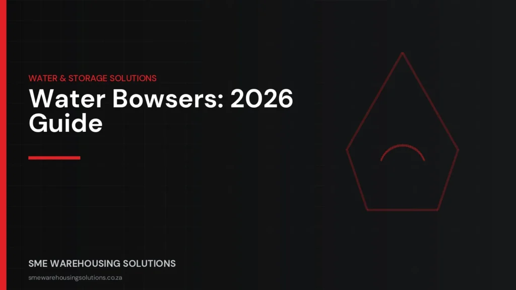 Branded graphic on water bowsers for municipalities, farms and sites in South Africa 2026